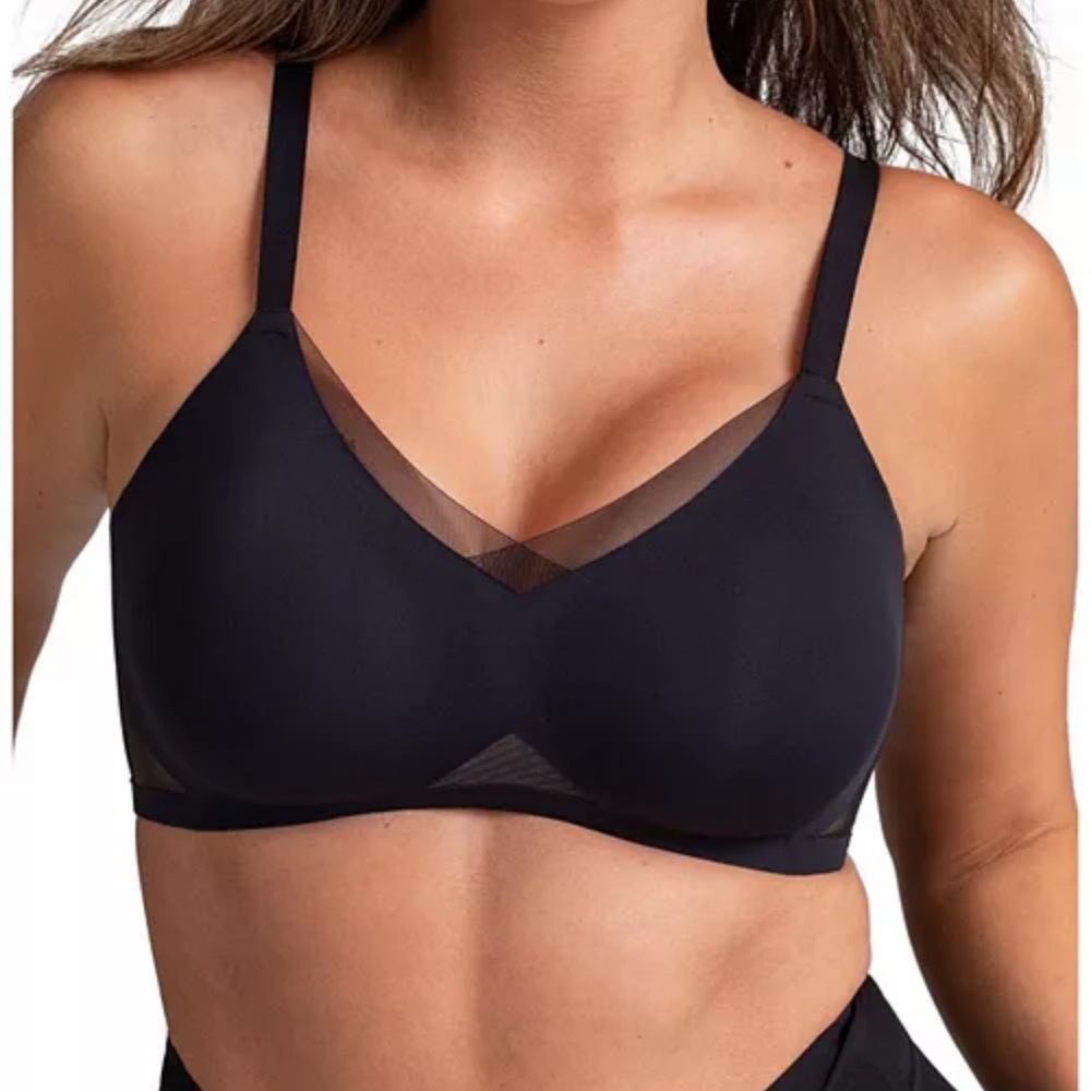 Honeylove Black LiftWear CrossOver Bra XL